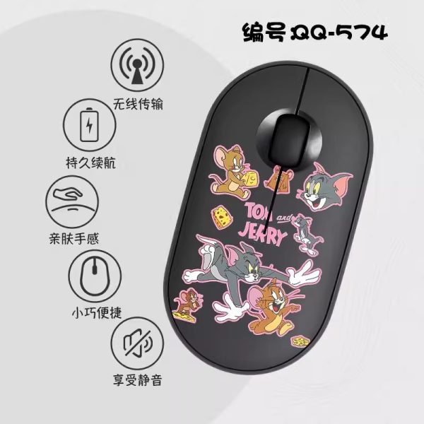 Tom and Jerry Slim Wireless Mouse with Nano Receiver - Image 2