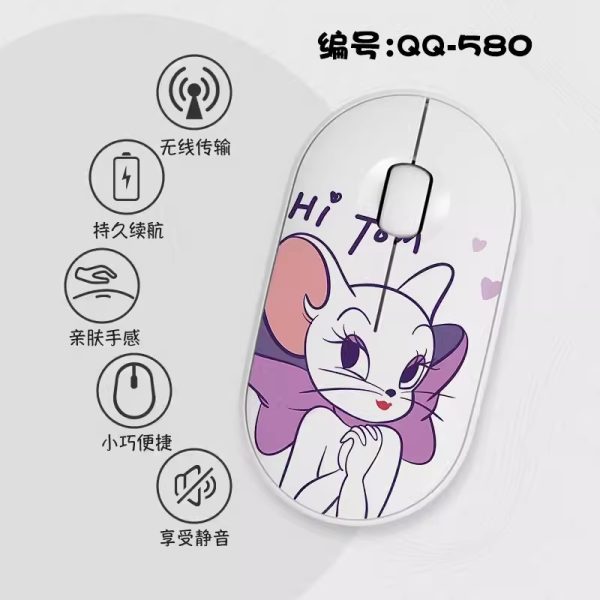 Tom and Jerry Slim Wireless Mouse with Nano Receiver - Image 16