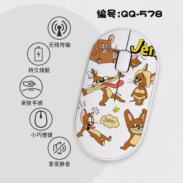 Tom and Jerry Slim Wireless Mouse with Nano Receiver - Image 18