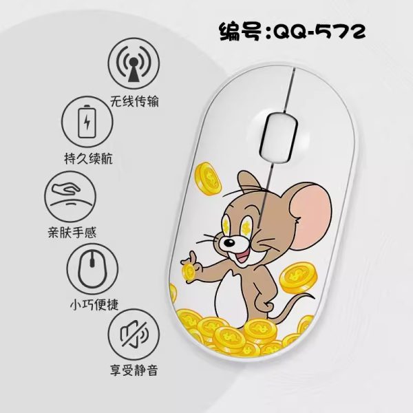 Tom and Jerry Slim Wireless Mouse with Nano Receiver - Image 3