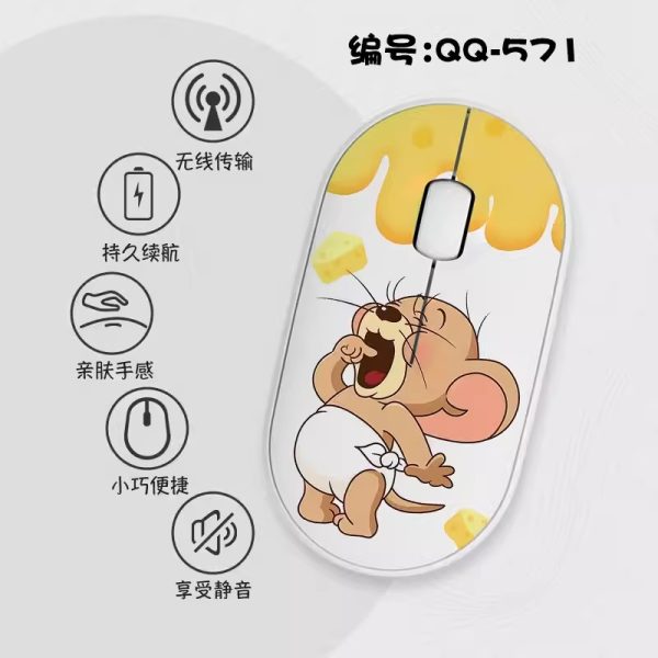 Tom and Jerry Slim Wireless Mouse with Nano Receiver - Image 4