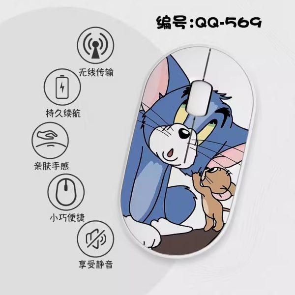 Tom and Jerry Slim Wireless Mouse with Nano Receiver - Image 6