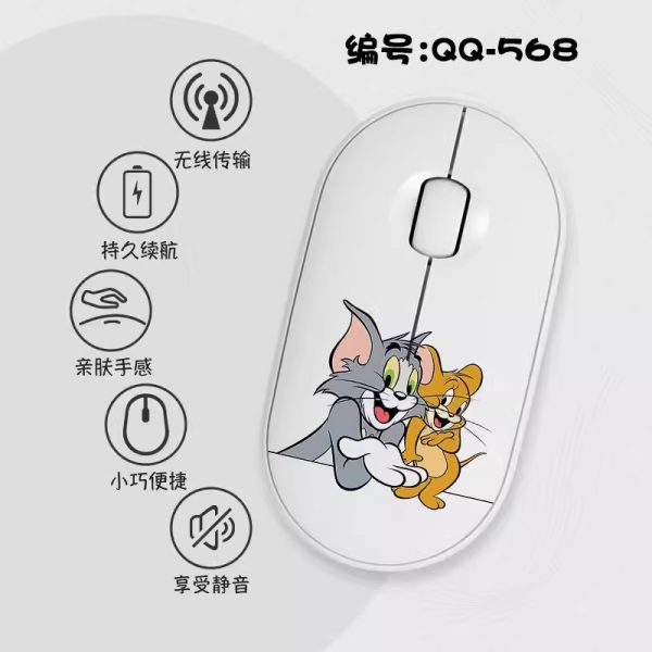 Tom and Jerry Slim Wireless Mouse with Nano Receiver - Image 7