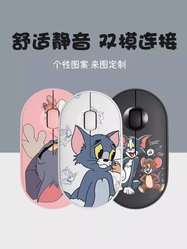 Tom and Jerry Slim Wireless Mouse with Nano Receiver