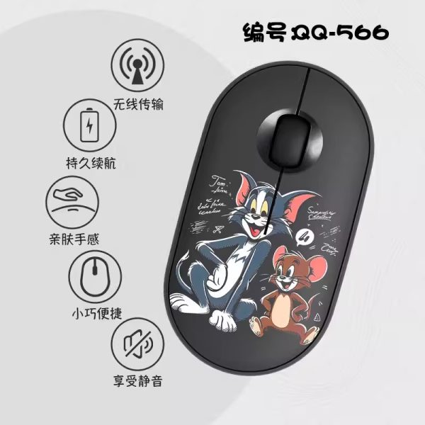 Tom and Jerry Slim Wireless Mouse with Nano Receiver - Image 9