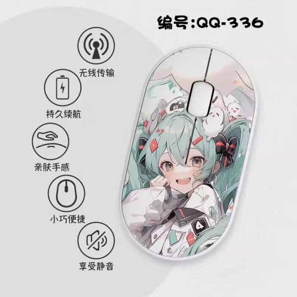 Hatsune Miku Slim Wireless Mouse with Nano Receiver - Image 15