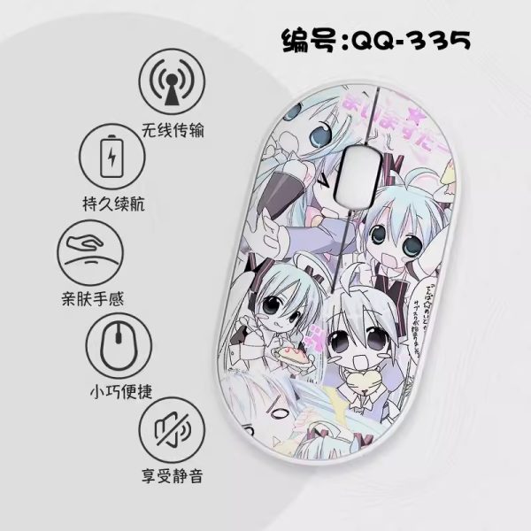 Hatsune Miku Slim Wireless Mouse with Nano Receiver - Image 16