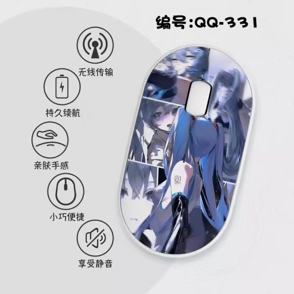 Hatsune Miku Slim Wireless Mouse with Nano Receiver - Image 20