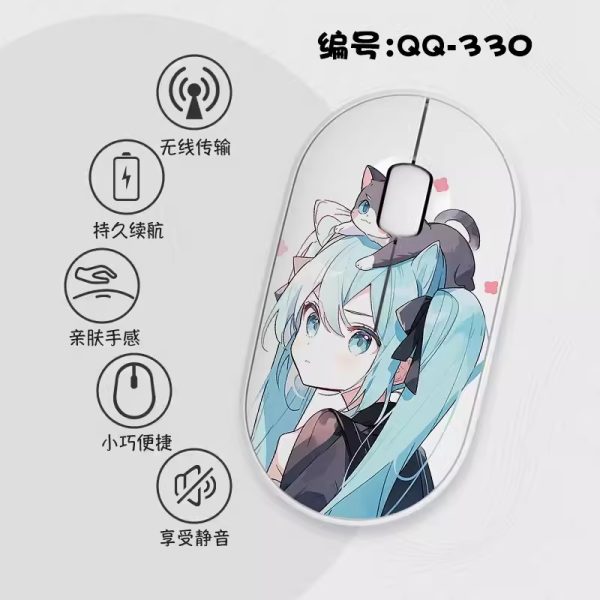 Hatsune Miku Slim Wireless Mouse with Nano Receiver - Image 21