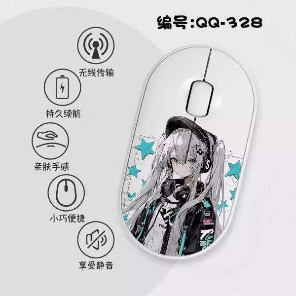 Hatsune Miku Slim Wireless Mouse with Nano Receiver - Image 23