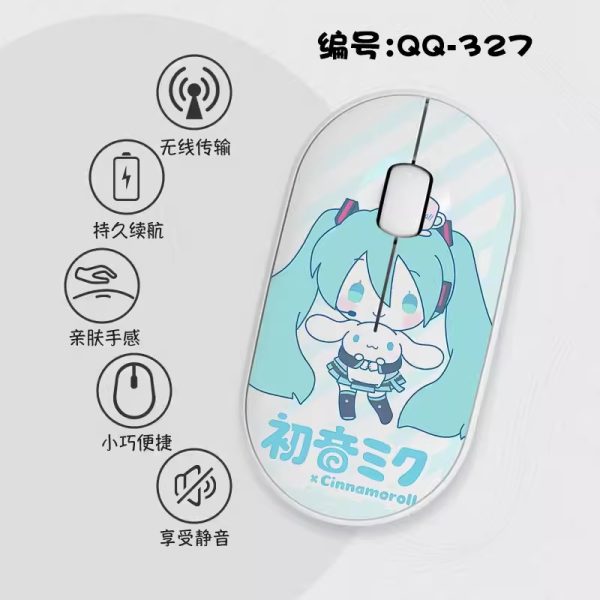 Hatsune Miku Slim Wireless Mouse with Nano Receiver - Image 24