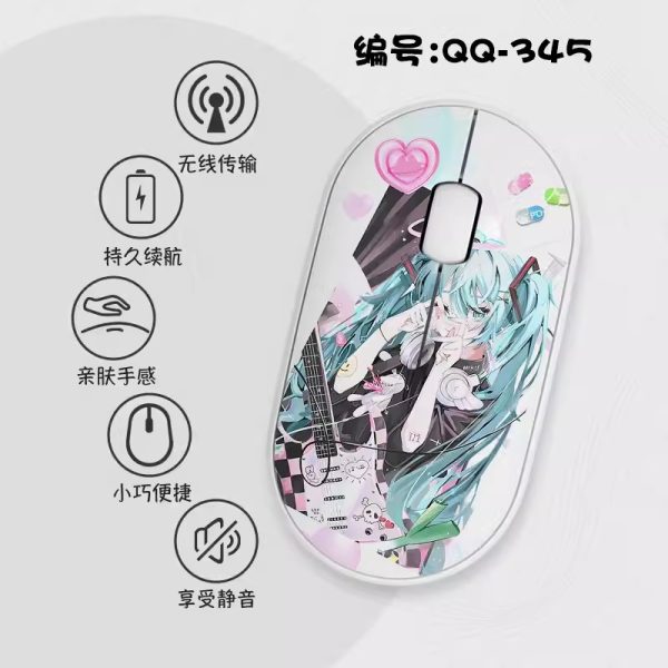 Hatsune Miku Slim Wireless Mouse with Nano Receiver - Image 6